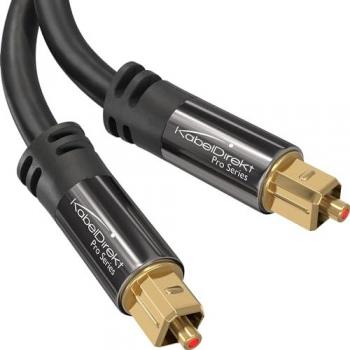 Câble optique 5m KabelDirekt TOSLINK