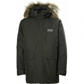 Parka Helly Hansen Jr Felix, Chaqueta de Invierno Unisex niños, Verde
