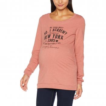 Mamalicious Sudadera Premamá L/S, Rosa (Old Rose Print)