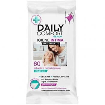 Daily Comfort Senior Panni Detergenti Igiene Intima 60 pezzi