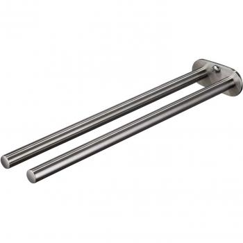 Toallero de acero inoxidable 40,2 cm, accesorios de baño, acabado plata, 304