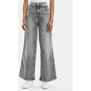 Tommy Jeans Weite Beinform Claire Grau
