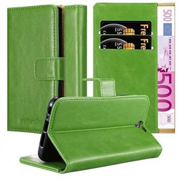 Funda con Tarjetero Verde Hierba para HTC One A9