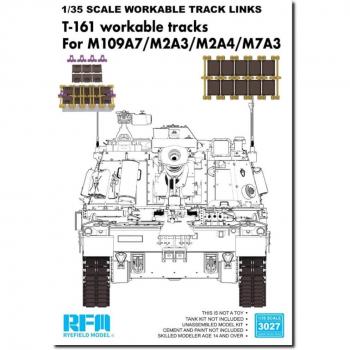 Ryfield T161 Plastic Injection Track Components – 1:35 Tank