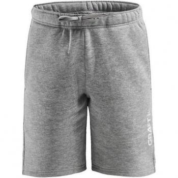 Craft Kinder Sweatshorts grau