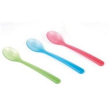 KinderLöffel BAMBINI – Mehrfarbiger Kunststoff, 3 Stück