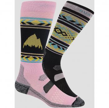Burton Performance Lw 2 Pack Funktionssocken Powder Blush Medium Damen