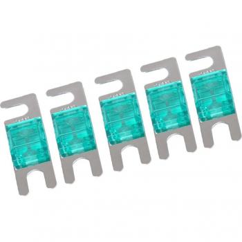 Car Audio Mini ANL 5‑Unit Fuse Kit – Bolt Fork, Durable Plastic and Metal Circuit Breakers