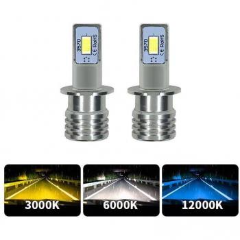 2er Set H3 LED Nebelglühbirnen 6000K Hochhelligkeit