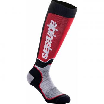 Alpinestars MX Plus Calze Motocross Nero Rosso S