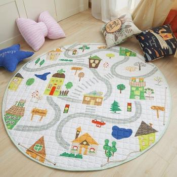 Alfombra de actividades para niños con bolsa de almacenamiento