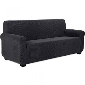 Housse de canapé 3 places, Jacquard, revêtement extensible