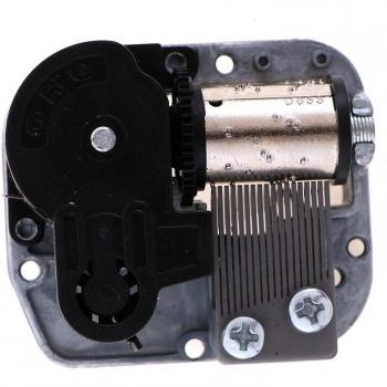 Mechanische Musikbewegung mit Schrauben und Schlüssel, Silber, ca. 50g Dekoration