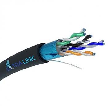 Cable Extralink Cat5e F/UTP (FTP) 305 m Negro