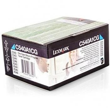 Genuine Lexmark C540A1CG Return Program Cyan Toner Cartridge