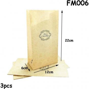 Bolsa de Papel Kraft para Regalos 20 Unids 22x12x6cm
