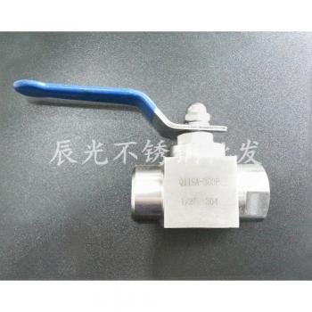 BSP Female High Pressure Ball Valve 1/8 to 1 304 SS 2230 PSI