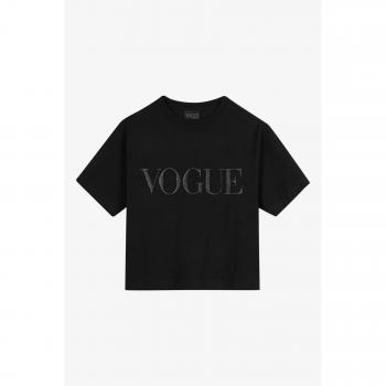 Vogue Glitter Top Negros XS
