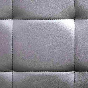 VidaXL Cadre de Lit Tapissé Noir 200x90 cm