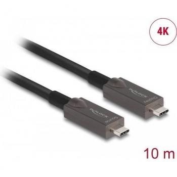 DELOCK 84150 10 m Active USB‑C Optical Cable – Video, Data & PD