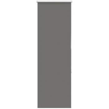 Blackout Roller Blind Grey 55x150 cm Polyester