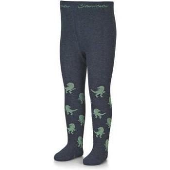 Collant T-Rex per bambini blu melange