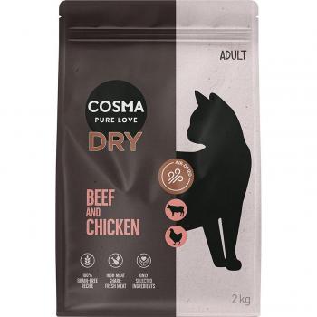Cosma Repas Bœuf et Poulet pour Chats