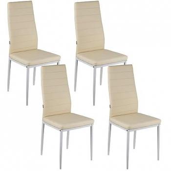 Sedie da Pranzo Eleganti Baroni Home con Cuciture Decorative