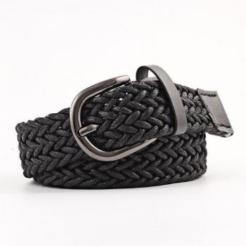 Ceinture ronde tressée pour femme en style vintage