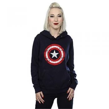 Avengers Captain America Navy Shield Hoodie