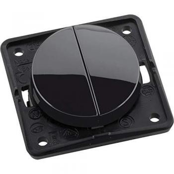 Berker Integro Pure Serienschalter schwarz glänzend