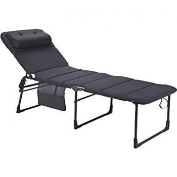 Crespo Campingliege Aluminium grau