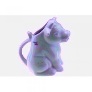 Apollo Porcelain Cream Jug Cow 11x7x12cm, Multi-Colour