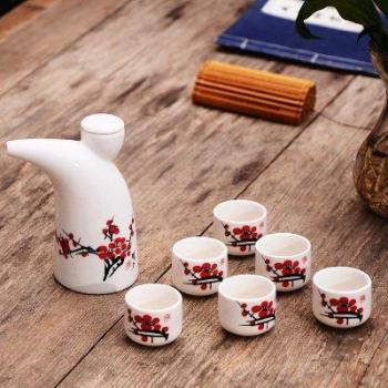 Small Moutai Liquor Cups – 6‑Pack Ceramic Wine
