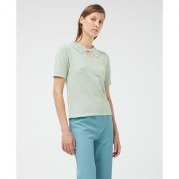 Blusa de Punto Verde para Mujer