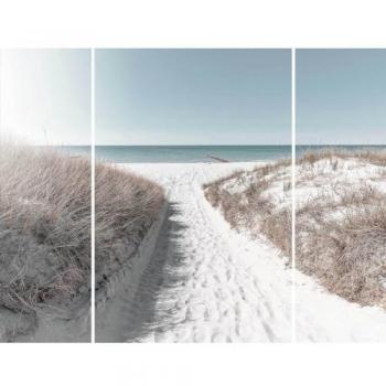 Décor Plage Triptyque 125x97 cm