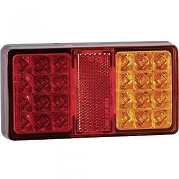 Feu Multifonction 3 Led Rouge Droite Secorüt 12/24 V