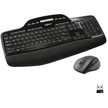 Teclado y Ratón Logitech MK710 Inalámbrico Negro AZERTY