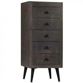 Rangement en bois massif de manguier 40x40x91 cm