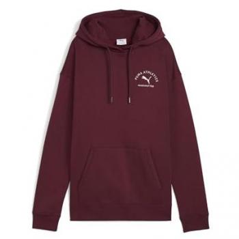 PUMA Ruby Shimmer Relaxed Fit Hoodie XS Female