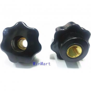 3 piezas de hilo M16 femenino 80 mm con mango estelar y perilla de tuercas