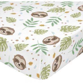 Bajera Cuna Happy Sloth Multicolor 100% Algodón 150 TC 60x120 cm