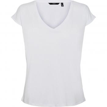 T-shirt Vero Moda donna V-neck bianca