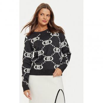 Liu Jo Eleganter Schwarzpullover