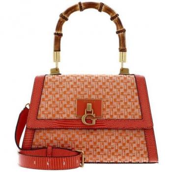 Sac à main « Stephi Girlfriend » – Version Orange en bambou