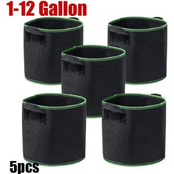 5, 10 Gallon Fabric Grow Bags