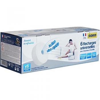 Recharges pour absorbeur d'humidité Galet neutre 6 pièces