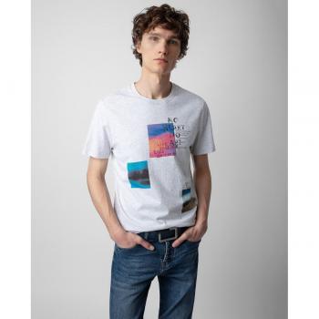 Zadig & Voltaire Ted Multiposter Crewneck T-Shirt