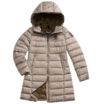 Blauer Parkas – 25WBLDK03102, beige Polyamid-Strickjacke