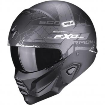 Scorpion EXO-Combat II Casco Jet Nero Bianco L